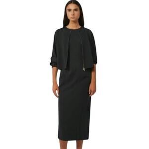 MAX MARA LADIES SHIFT SILHOUETTE SIZE 40 DRESS PRE-LOVED GRAY